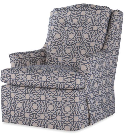 Pinkins Sky Cagney Swivel Rocker