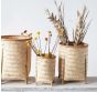 Small Bamboo Legged Basket
