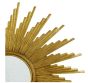 Gold Leaf Round Mirror