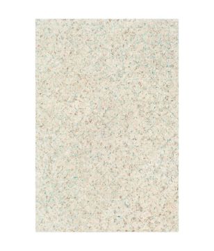 Cream & Teal 5'x7'6" Wool Rug