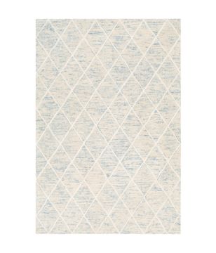 Ivory & Blue 5'x7'6" Rug