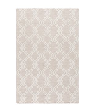 Taupe & Ivory 5'x8' Trellis Rug