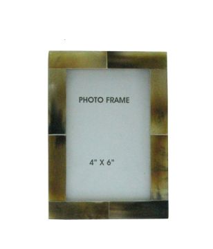 4” x 6” Brown Horn Frame
