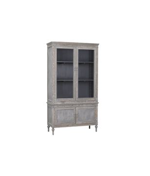 Pine and Glass Cabinet