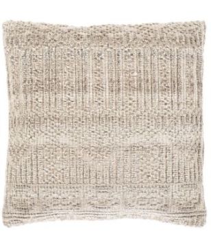 Gray and Silver Gray Pillow