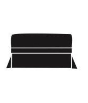 Chalk White Slipcover Ottoman