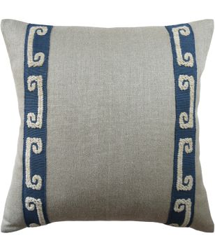 Indigo Boheme Tape Pillow
