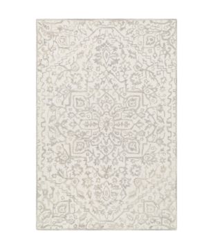 Taupe and Beige Wool Rug