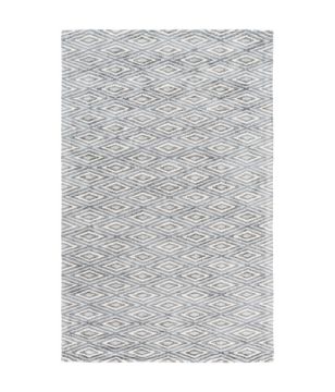 Neutral Diamond Pattern Rug