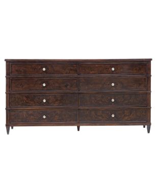 Vuitton Brown 8 Drawer Dresser