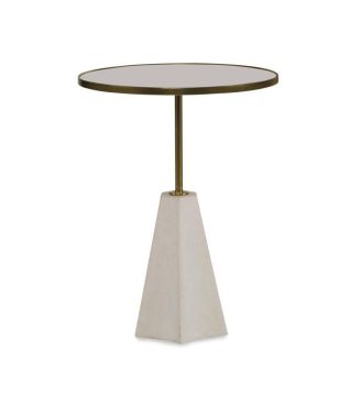 Off-White Stone Base Table