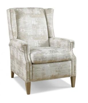 Destin Grey Leather Recliner