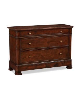 3-Drawer Oak Chest