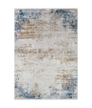 Blue and Yellow 2x3 Rug