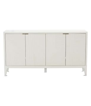 Off White 4 Door Credenza
