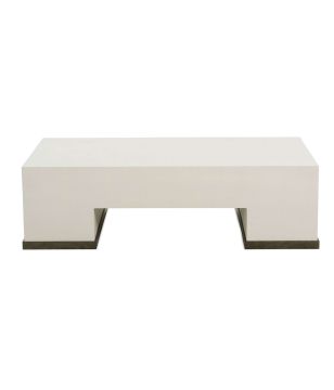 White Waterfall Cocktail Table