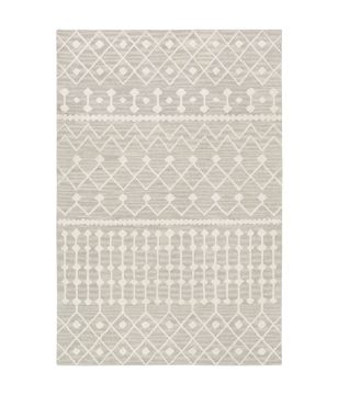Light Gray Pattern 5'x7'6" Rug