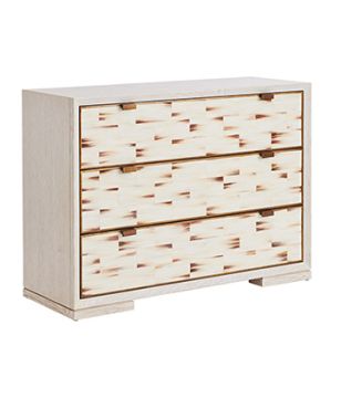 Faux Horn 3 Drawer Chest