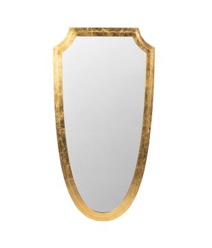 Unique Shaped Gold Mirror