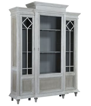 Three Door White Cabinet