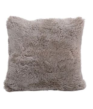 22x22 Cream Sheep Fur Pillow