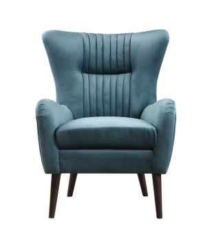 Jewel Tone Blue Accent Chair