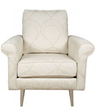 Grey Textured Accent Chair