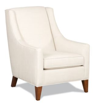 Blue Abstract Club Chair