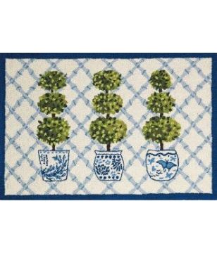 3 Topiary Hook Rug