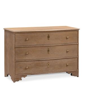 Limewash Finish 3 Drawer Chest