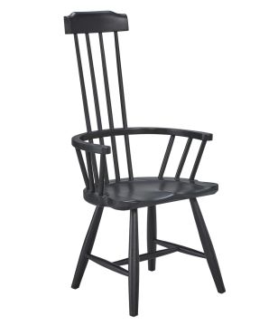Sleek Black Arm Chair