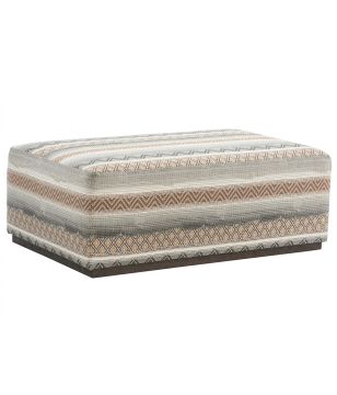 Plinth Base Rectangular Ottoman