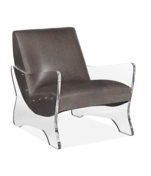 Tiburon Stone Leather Chair