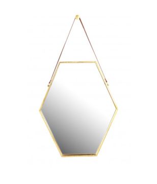 Parisian Hexagon Gold Mirror