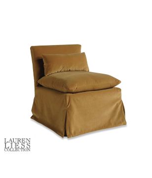 Bendigo Charcoal Slipper Chair
