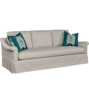 Beige Woven 3 Over 3 Sofa