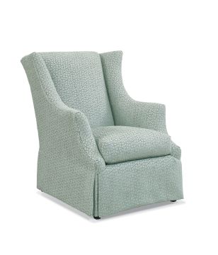 Hessway Blue Wing Back Chair