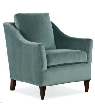 Blue Pattern Linda Club Chair