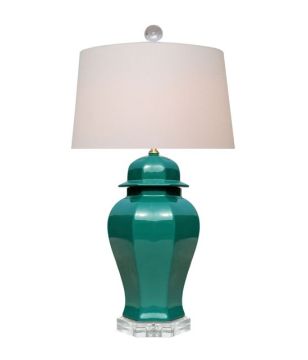 Shore Blue Porcelain Jar Lamp