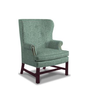 Moffitt Turquoise Wing Chair