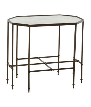 Octagonal Eglomise Side Table