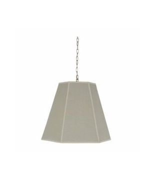 Hexagon Neutral Hued Pendant