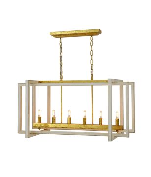 Rectangle Gold/Silver Lantern