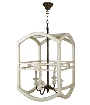 Aged Painted Finish Lantern