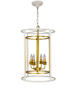 Simple Round Metal Lantern