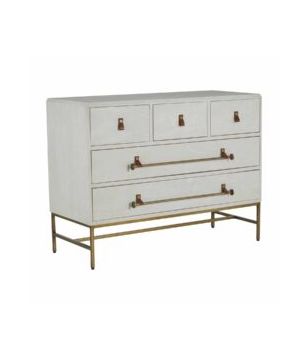 5 Drawer Metal Base Dresser