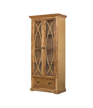 Decorative Glass Front Cabinet