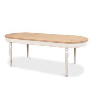 White Wash Dining Table