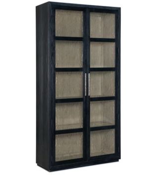 Shou Sugi Ban Curio Cabinet