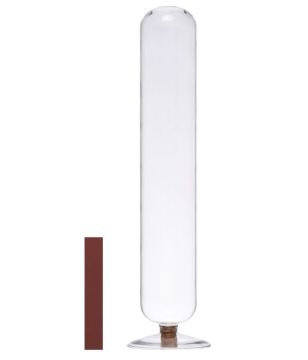 Glass Fireplace Match Holder